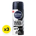 Thumbnail 2 of นีเวีย เมน แบล็ค แอนด์ ไวท์ อินวิซิเบิ้ล สเปรย์ 50 มล. x 3