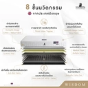 Thumbnail 4 of Dunlopillo ที่นอน รุ่น Wisdom ขนาด 6 ฟุต แถมฟรีหมอนหนุน 2 ใบ