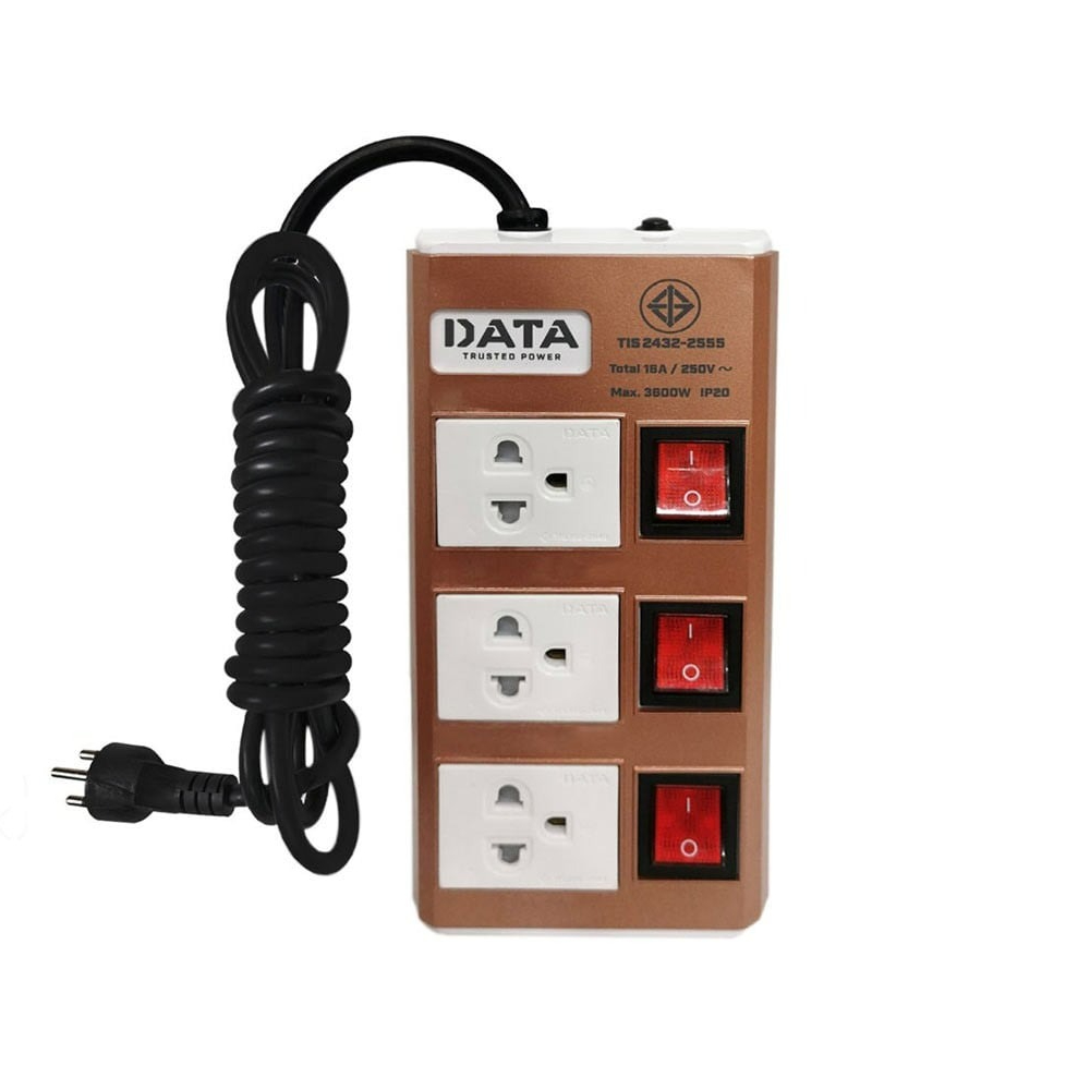 DATA 3 Way 3 Switch 3M. HMDU3656 M3G Copper