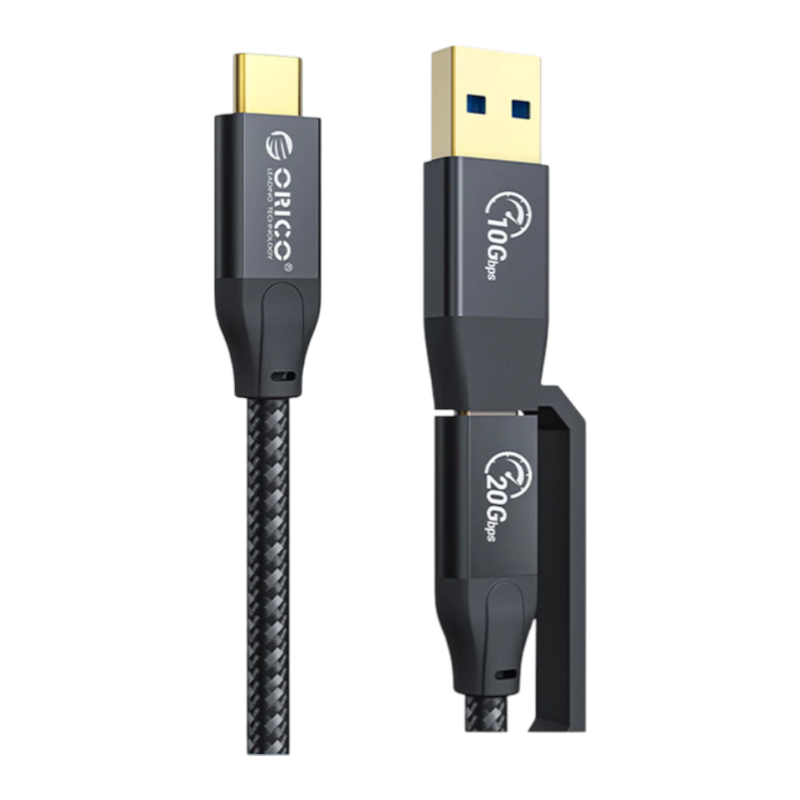 ORICO ACC32 USB-C3.2 High-speed Double-headed Data Cable โอริโก้ รุ่น ACC32 สายชาร์จและซิงค์ข้อมูล USB 3.2 High-sp 1 ม.