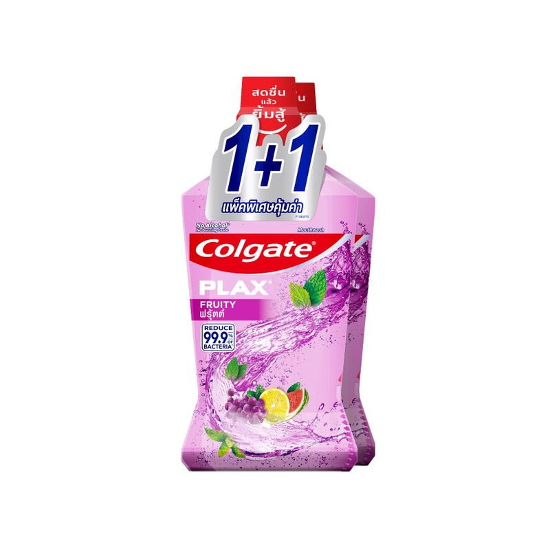 Colgate Plax Mouthwash 750ml. 1+1 (Plax Fruity)