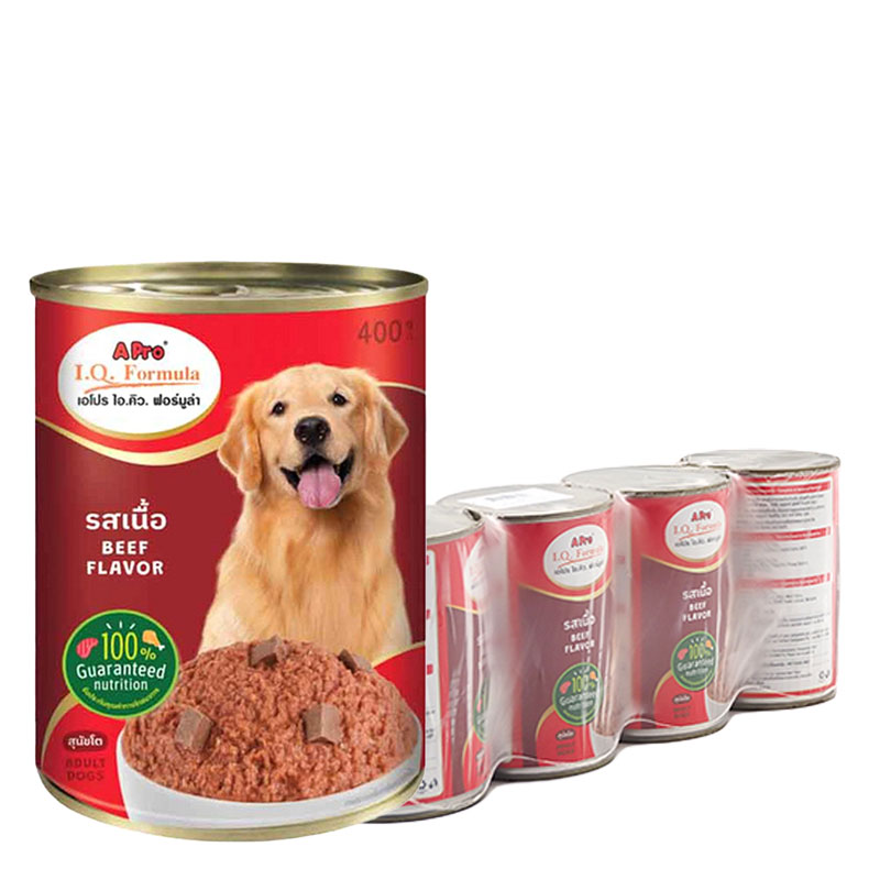 A PRO I.Q. Formula Canned Dog Food Beef 400 g x 4 Makro PRO
