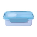 Thumbnail 1 of ซุปเปอร์ ล็อค กล่องข้าวพกพาถนอมอาหาร เข้าไมโครเวฟได้ รุ่น 6166 1100 มล. พร้อม ช้อน + ส้อม + ถ้วยน้ำจิ้ม