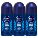 Thumbnail 1 of นีเวีย เมน คูลพาวเดอร์ โรลออน 50 มล. x 3