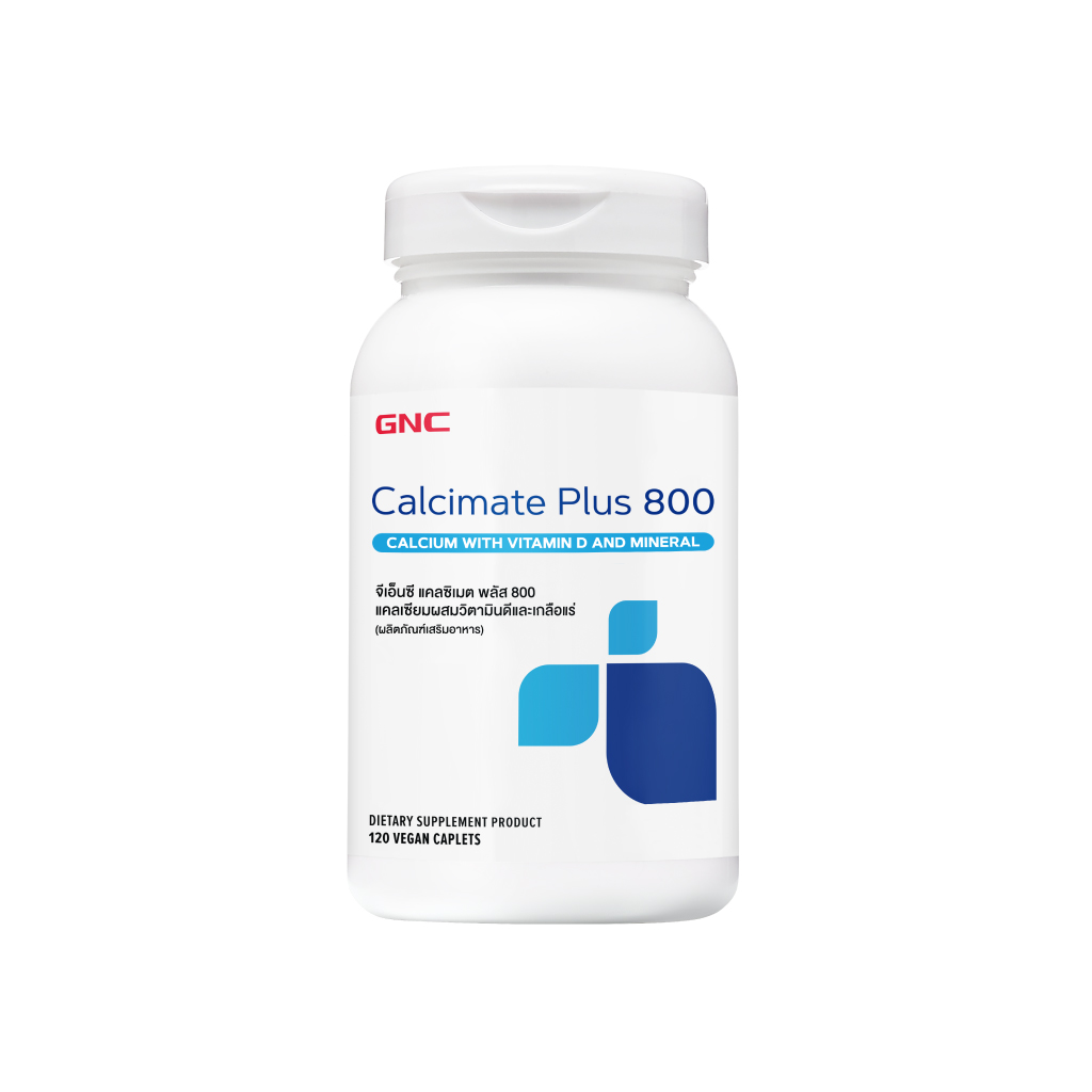GNC Supplements Calcimate Plus 800mg  (120 Tablets)