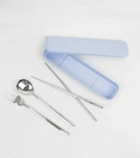 Thumbnail 5 of ชุดช้อนส้อมและตะเกียบสแตนเลส พร้อมกล่องเก็บ