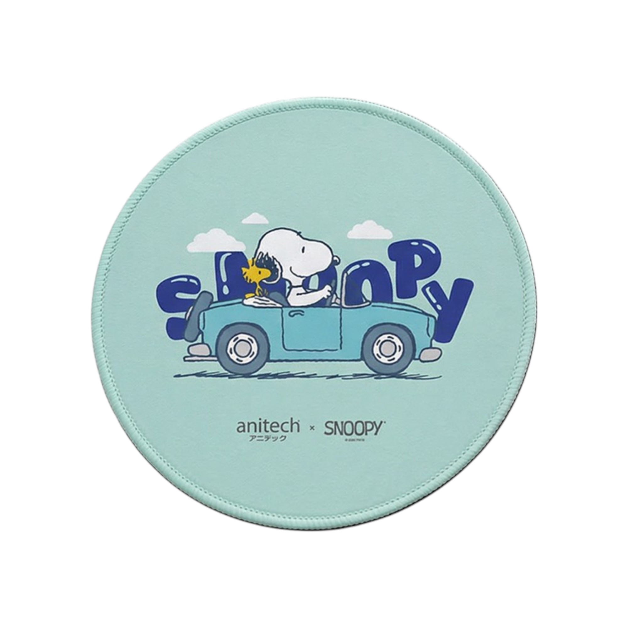 Anitech X Snoopy4 Mouse Pad  รุ่น SNP-MP011-BL แผ่นรองเมาส์ผิวเรียบ ฐานยางกันลื่น