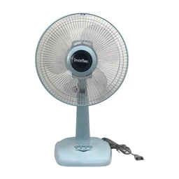 Thumbnail 1 of IMARFLEX Desk fan 12 Model IF-165 Pastel Blue Colour
