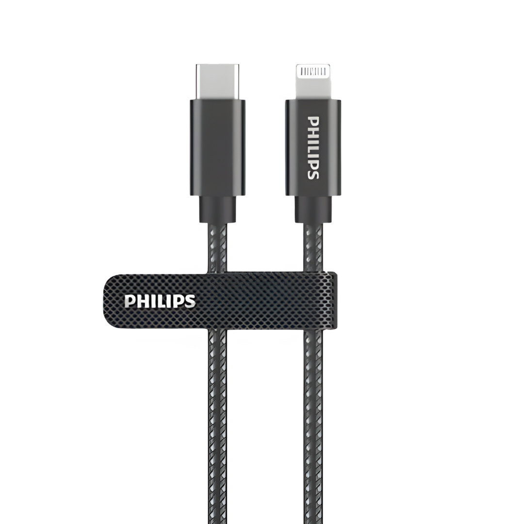 Philips สายชาร์จ 15W - Type C to LTG (USB 2.0) สําหรับ iPhone 12-14 ยาว 1 เมตร รุ่น DLC5030L