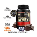 Thumbnail 2 of ออพติมัม นูทริชั่น เวย์โปรตีน โกลด์สแตนดาร์ด เอ็กซ์ตรีมมิลค์ช็อกโก 2 ปอนด์ 907 ก.