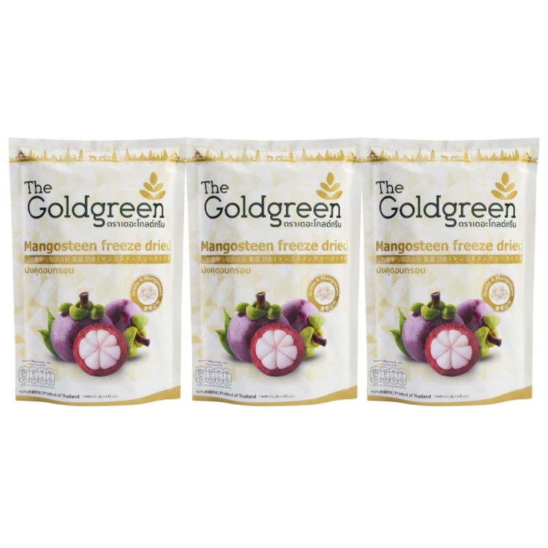 [แพคโปร3] The Goldgreen - มังคุดอบกรอบ MANGOSTEEN FREEZEDRIED 72 กรัม