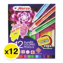 Thumbnail 1 of #HORSE ดินสอสีไม้สั้น 12 สี 1X12