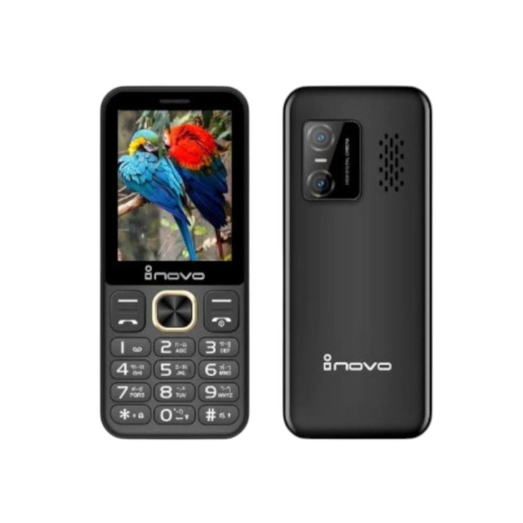inovo โทรศัพท์ปุ่มกด 99 Cat ระบบ Dual SIM (2 ซิม) จอกว้าง 2.9 นิ้ว รองรับ 3G/4G พร้อมประกันศูนย์ 1 ปี Black