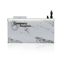 Thumbnail 2 of มิสเตอร์เคาน์เตอร์ เคาน์เตอร์ต้อนรับ Marble Reception Counter ลายหินอ่อนสีขาว