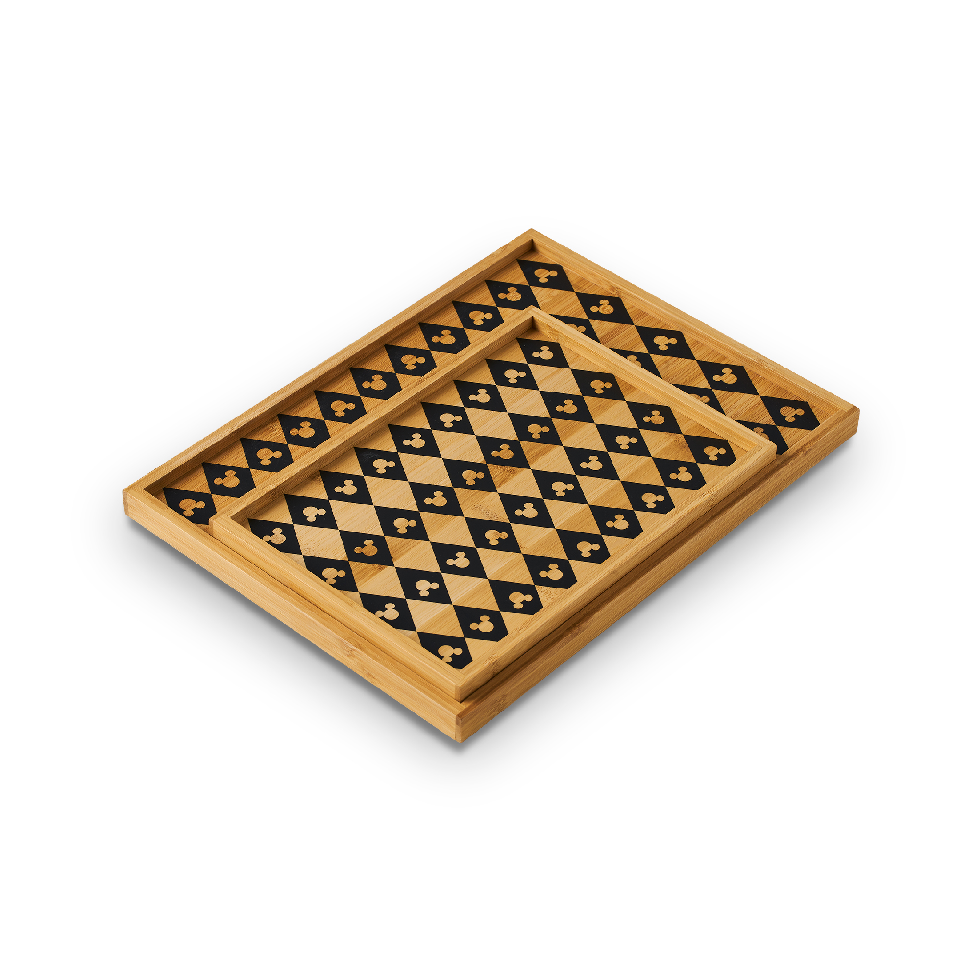 MEYER Bamboo Serving Tray Set Mickey Mouse 2 pcs