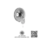 Thumbnail 3 of อิมาร์เฟล็กซ์ พัดลมติดผนัง 1 เชือก ขนาด 16 นิ้ว รุ่น IE-161 สีขาว