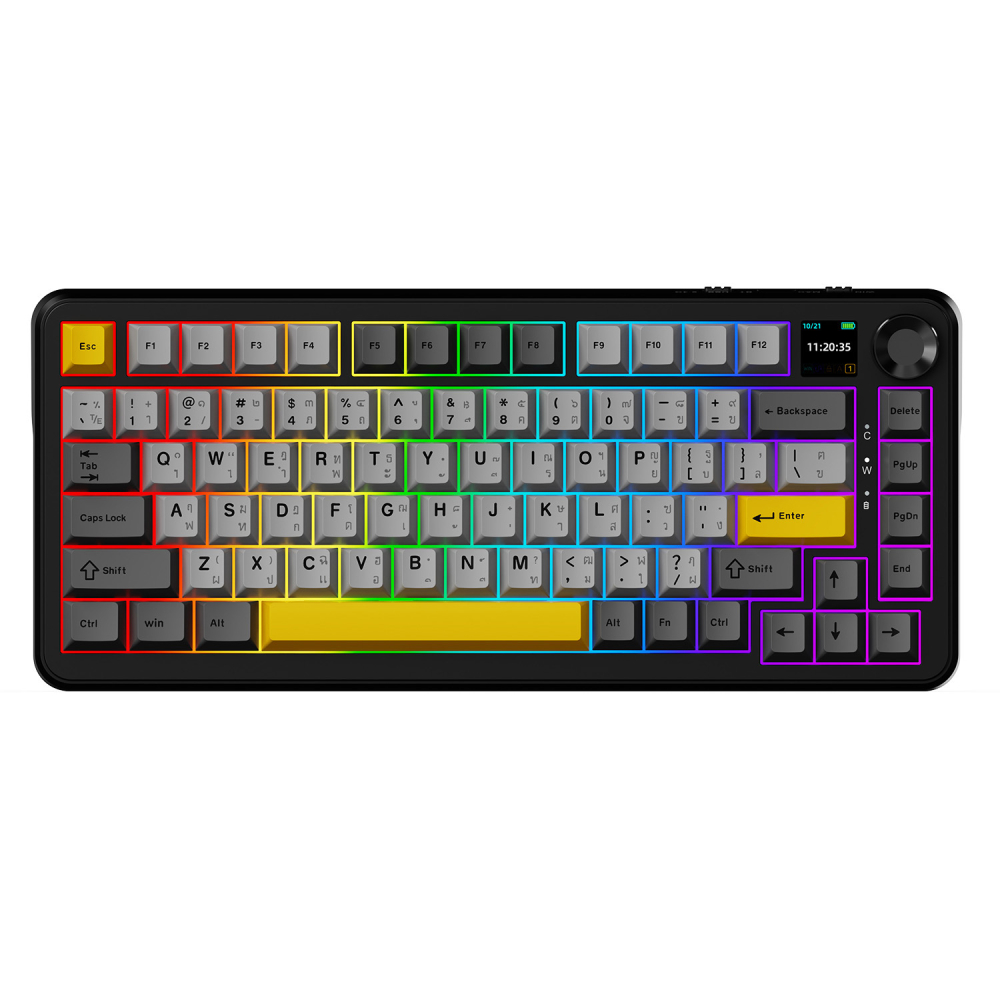 AJAZZ Gaming AK820MaxPlus Gasket Tri-Mod RGB Maila Switch Starrny Night