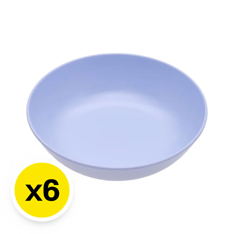 ARO Melamine Bowl 6" Blue 6 pcs