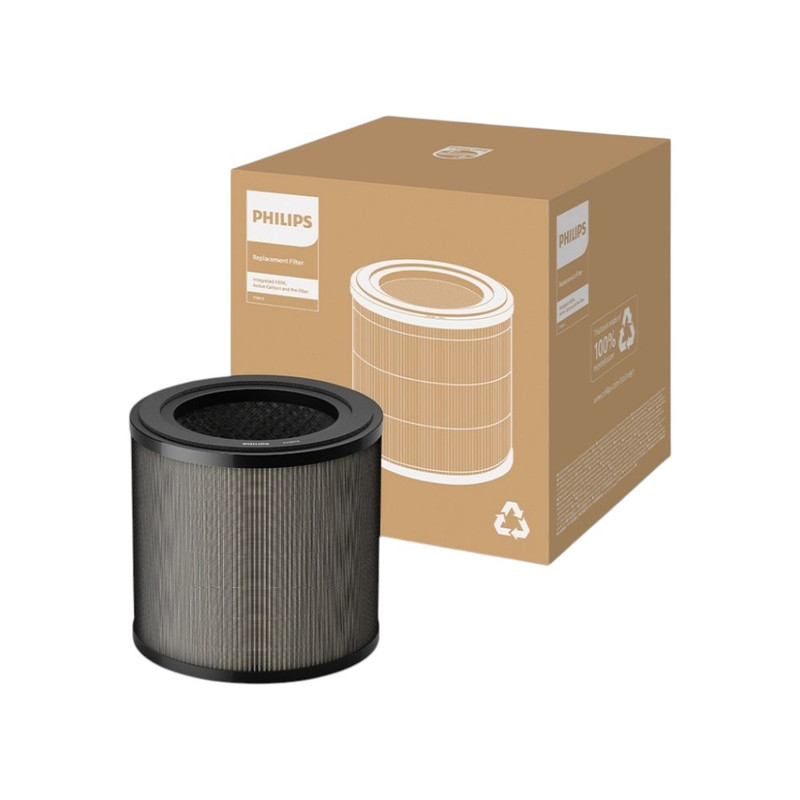 Philips Genuine Replacement Filter NanoProtect HEPA FY0910/30 แผ่นกรองสําหรับเครื่องฟอกอากาศฟิลิปส์รุ่น AC0950 และ AC0850