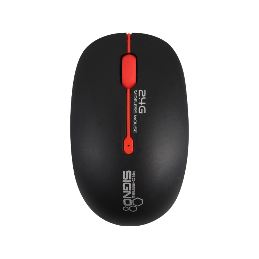 SIGNO Wireless Mouse WM-140 Black/Red
