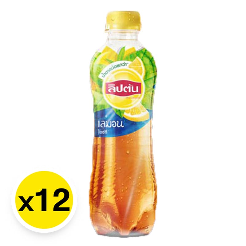 LIPTON Black Tea Drink Lemon 320 ml x 12 Makro PRO