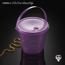 Thumbnail 4 of Panda Outlet ถังโบว์กลาง+สายคล้องจุกโบว์ สีฟ้า (แพ็ค 20 ชิ้น)