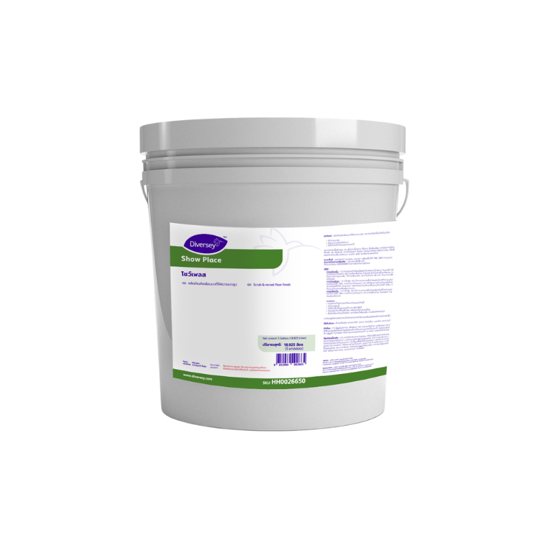 DIVERSEY SHOW PLACE Scrub and Recoat Floor Finish  - Code HH0026650 - 18.925 Liters
