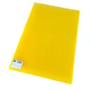 Thumbnail 1 of Twin Fish เขียงพลาสติก เขียงทำครัว สีเหลือง 12x18x0.5นิ้ว สำหรับห้องครัว ร้านอาหาร โรงงาน iรหัสCB-1Y