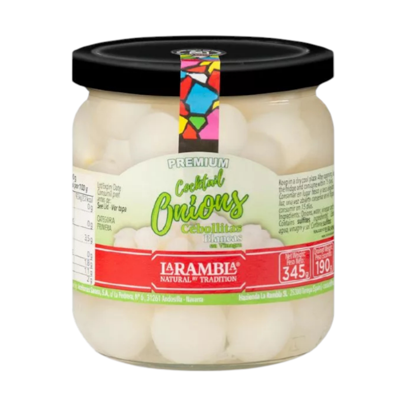 La Rambla Cocktail Onion ลาแรมบลา หัวหอมดองในน้ําเกลือ 345g