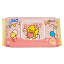 Thumbnail 1 of แจ็กซ์ ผ้าเช็ดทำความความสะอาดแบบเปียก สีชมพู 40 แผ่น