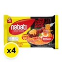 Thumbnail 2 of NABATI Instant Ramen Spicy Cheese Fire Level 3 Flavor 67 g x 4