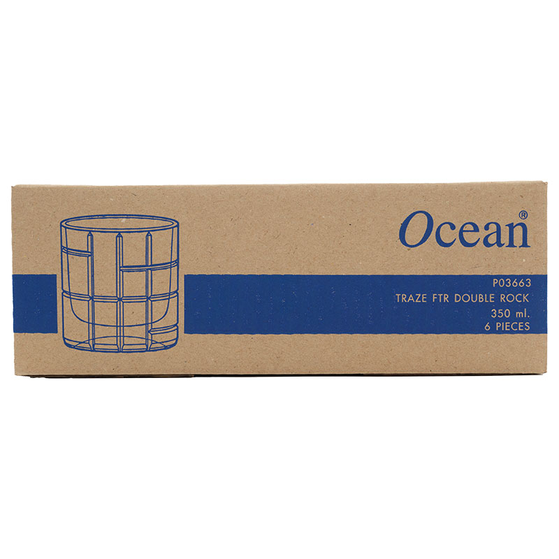 OCEAN GLASS Wine Glass Traze-FTR Double Rock 6 pcs