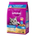 Thumbnail 1 of วิสกัส อาหารแมวโต สูตรควบคลุมก้อนขน รสไก่และปลาทูน่า 1.1 กก.