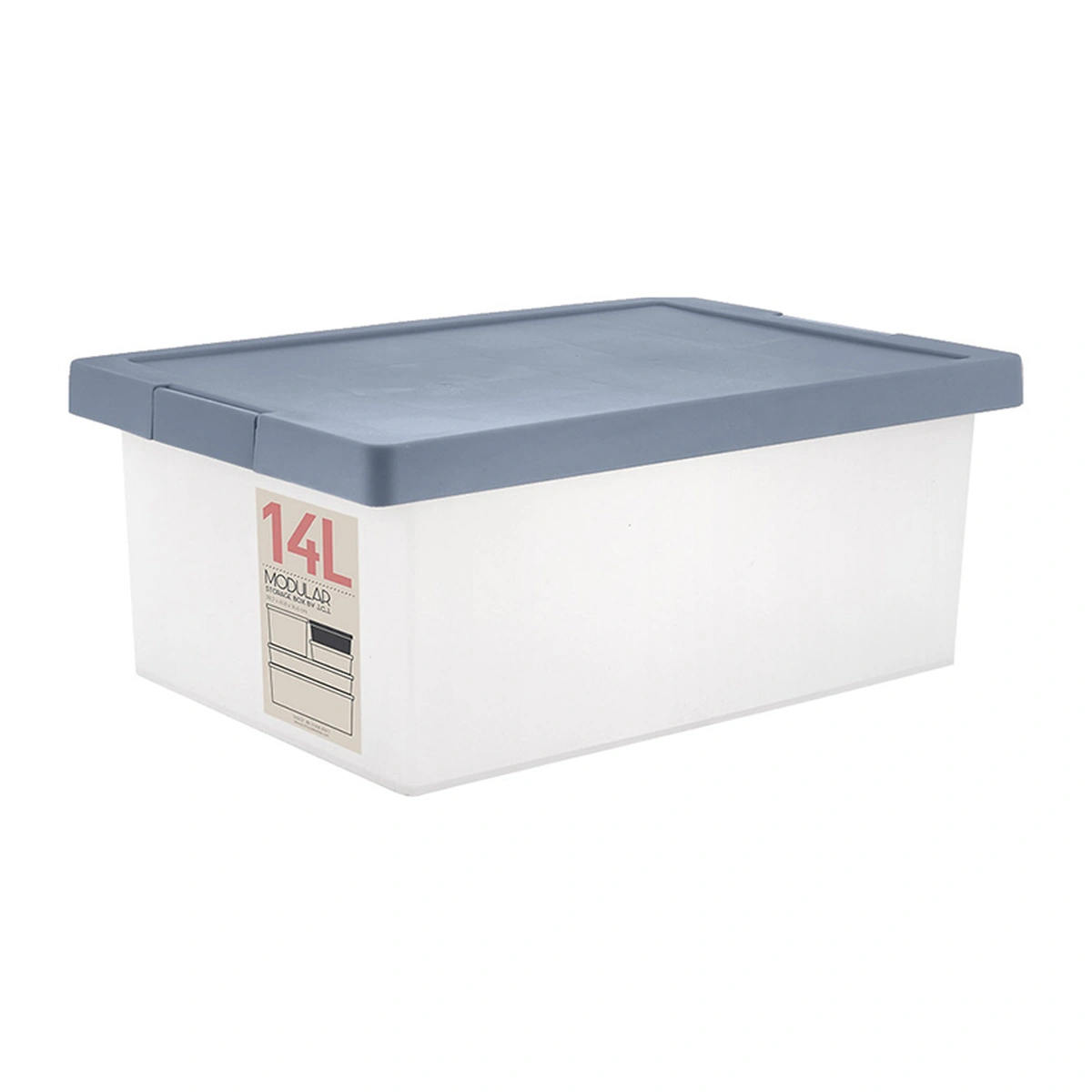 J.C.J. Plastic Storage Container Grade A Model 5222 Assorted Color 14 l