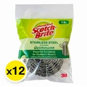 Thumbnail 2 of สก๊อตช์-ไบรต์ ฝอยสเตนเลส ขนาด 14 ก. x 12