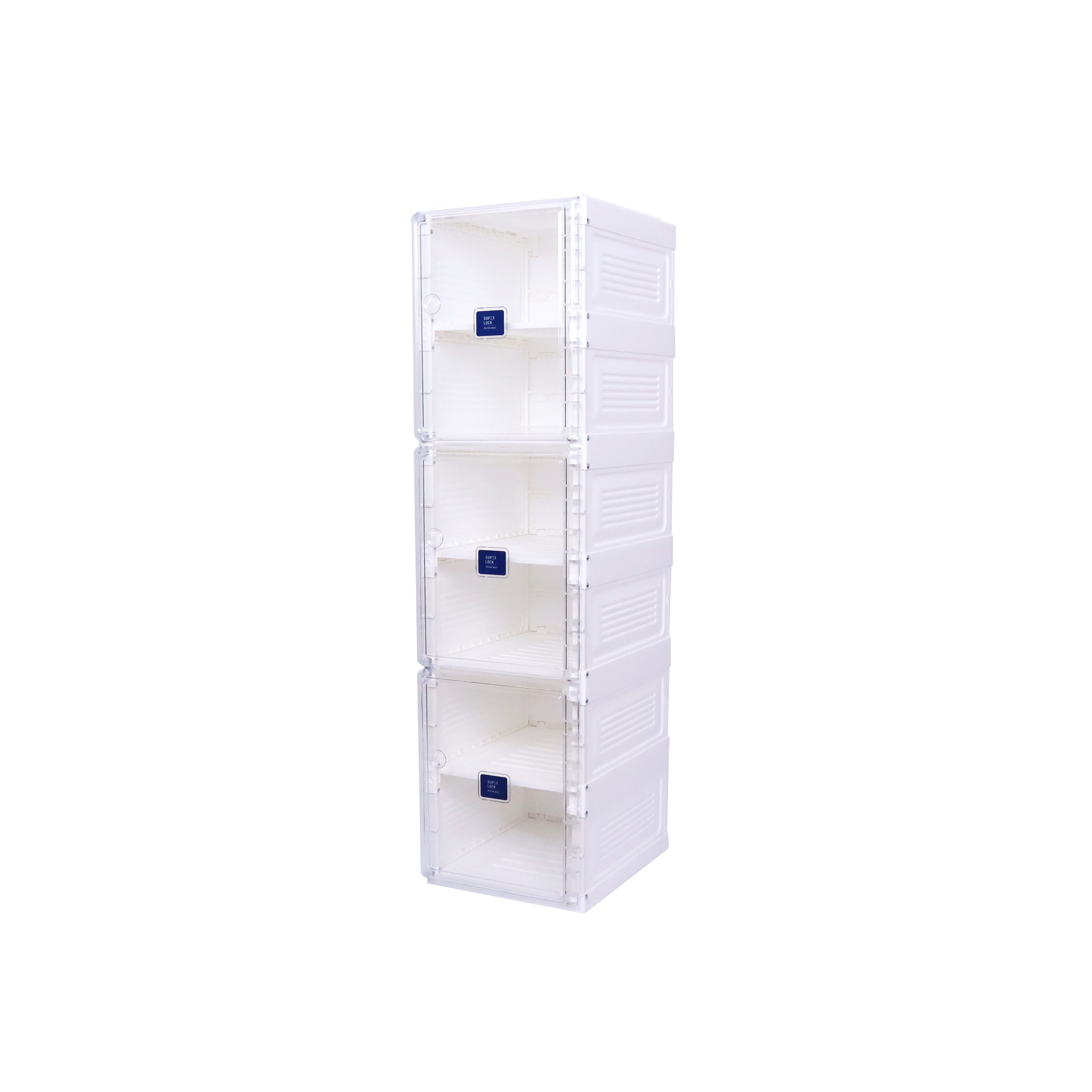 Super Lock Foldable Shoe Cabinet 6 Tiers Fits 6 Pairs 5689