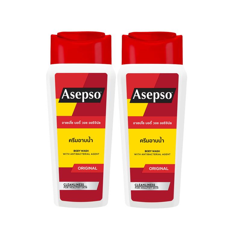 Asepso Body Wash - Original 200 ml  1 Pack (2 Bottles/pack)