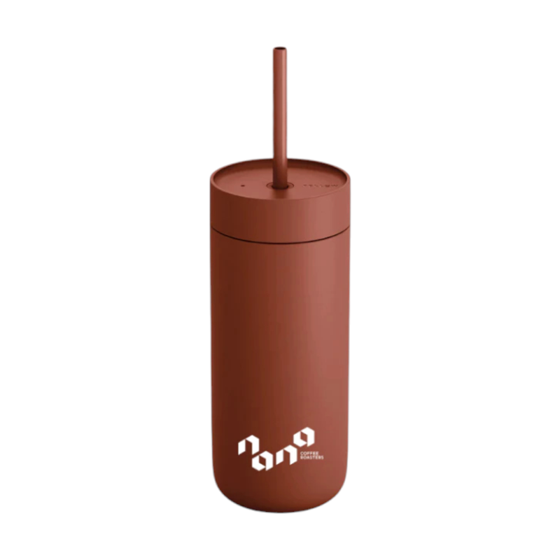 Nana Coffee Roasters x Fellow - Carter Cold Tumbler Size 16 0z. แก้วเก็บความเย็น ขนาด 16 ออนซ์ ส้ม