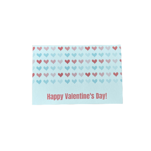 Ideakraft ป้ายกระดาษ การ์ด วาเลนไทน์ กระดาษอาร์ทการ์ด 350 แกรม ลาย1, Happy V's day (จำนวน 10 ชิ้น)