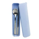 Thumbnail 1 of ชุดช้อนส้อมและตะเกียบสแตนเลส พร้อมกล่องเก็บ