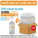 Thumbnail 1 of Cleandee สเปรย์แอลกอฮอล์(Food Grade)ไร้สีไร้กลิ่น ขนาด 500 ml.ขวดสเปรย์ แพค16ขวด