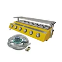 Thumbnail 1 of Gmax เตาแก๊สปิ้งย่างไร้ควัน เตาย่างหม่าล่า เตาย่างบาร์บีคิว 6หัว รุ่น WX-106 –P1 (ชุดสุดคุ้ม) สินค้ารับประกัน 1ปี