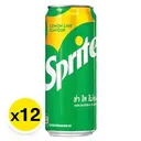 Thumbnail 2 of สไปรท์ สลิมแคน น้ำอัดลม กลิ่นเลมอนไลม์ 240 มล. x 12