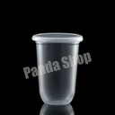 Thumbnail 1 of Panda Outlet แก้วเซฟตี้ล๊อค 18 oz. PP + ฝาปิด สีใส (แพ็ค 25 ชิ้น)