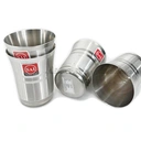 Thumbnail 3 of แก้วน้ำสแตนเลสไม่มีหูปากบาน 74009 สูง 10 ซม ความจุ 300 ml. (แพค 12 ใบ)