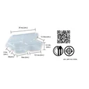 Thumbnail 2 of เอโร่ กล่อง 3 ช่องพร้อมฝาพีพี x 25