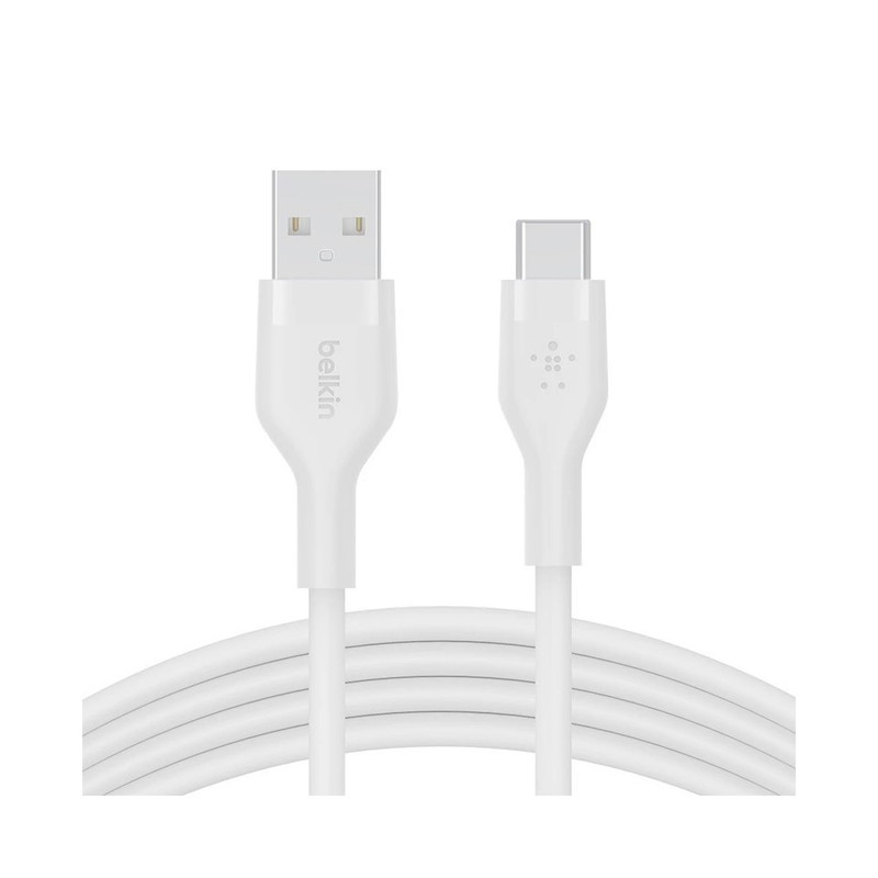 Belkin สายซิลิโคนเกรดพิเศษ Flex Type-C ชาร์จและถ่ายโอนข้อมูลได้ สําหรับไอโฟน15,รองรับ Carplay,SmartPhone รุ่น CAB008