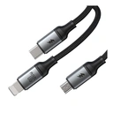 Thumbnail 2 of JOYROOM 3-in-1 Multifunctional Cable 30W Fast Charge Speedy 1.2M Black