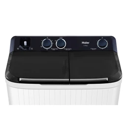 Thumbnail 4 of Haier เครื่องซักผ้า 2 ถัง ความจุ 7.5 KG รุ่น HTW70-1217BS สีขาว