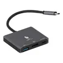 Thumbnail 2 of BLUE BOX Port Hub USB Type-C Hub 3-in-1 Silver Grey